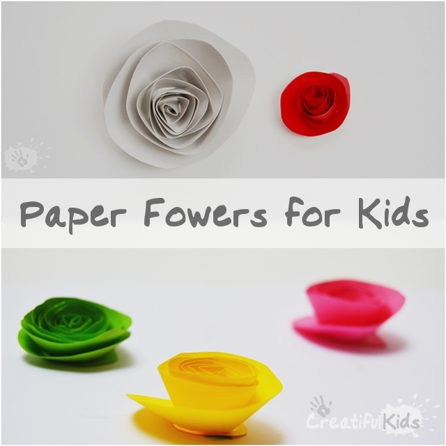 How to make paper roses easy