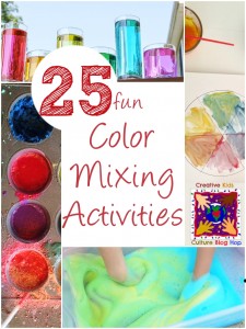 25 color mixing activities